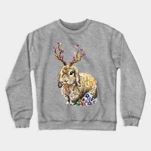 Jackalope Bunny Crewneck Sweatshirt